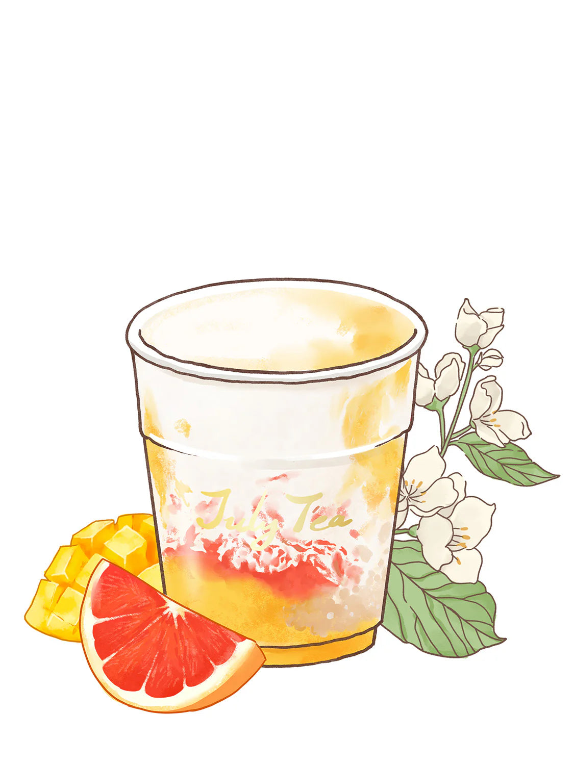 Mango pomelo sago smoothle